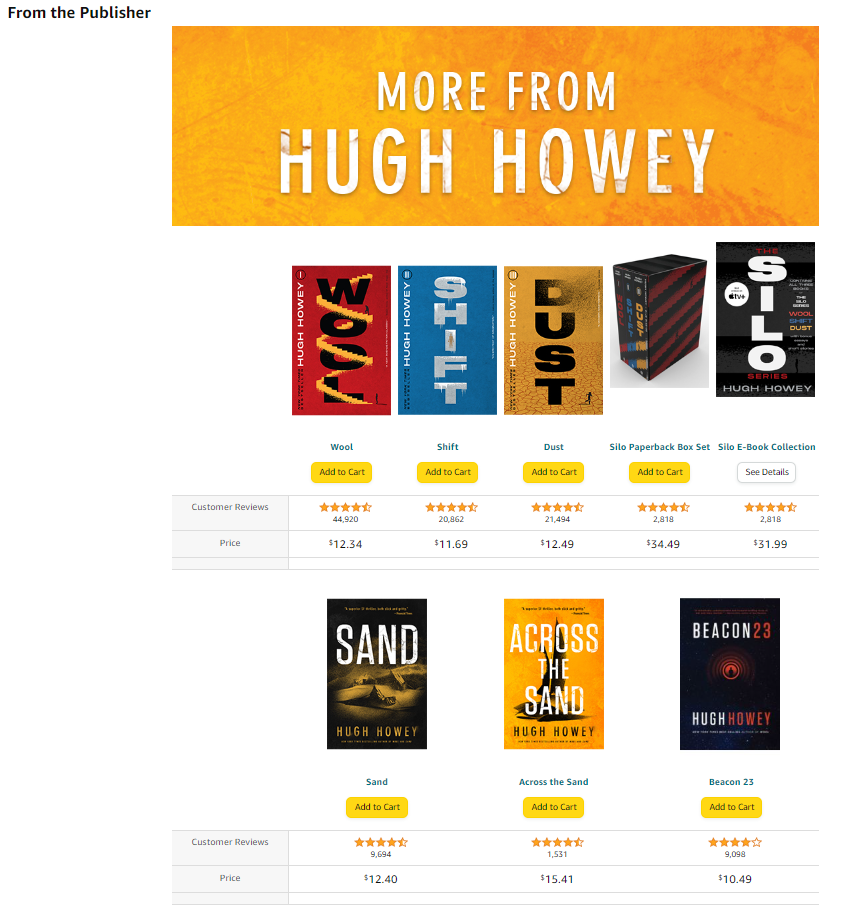 Hugh Howey example