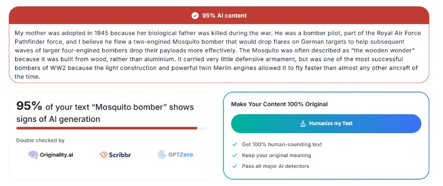 JustDone AI Detection